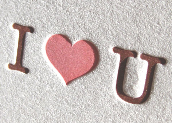 Valentine`s Day letterpress stationery 7